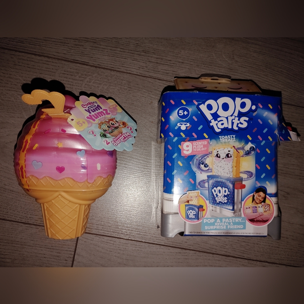 Pop Tarts Toasty Treatz Set & Cookeez Yum Yumz Set Mystery Surprise Toys Duo  🆕